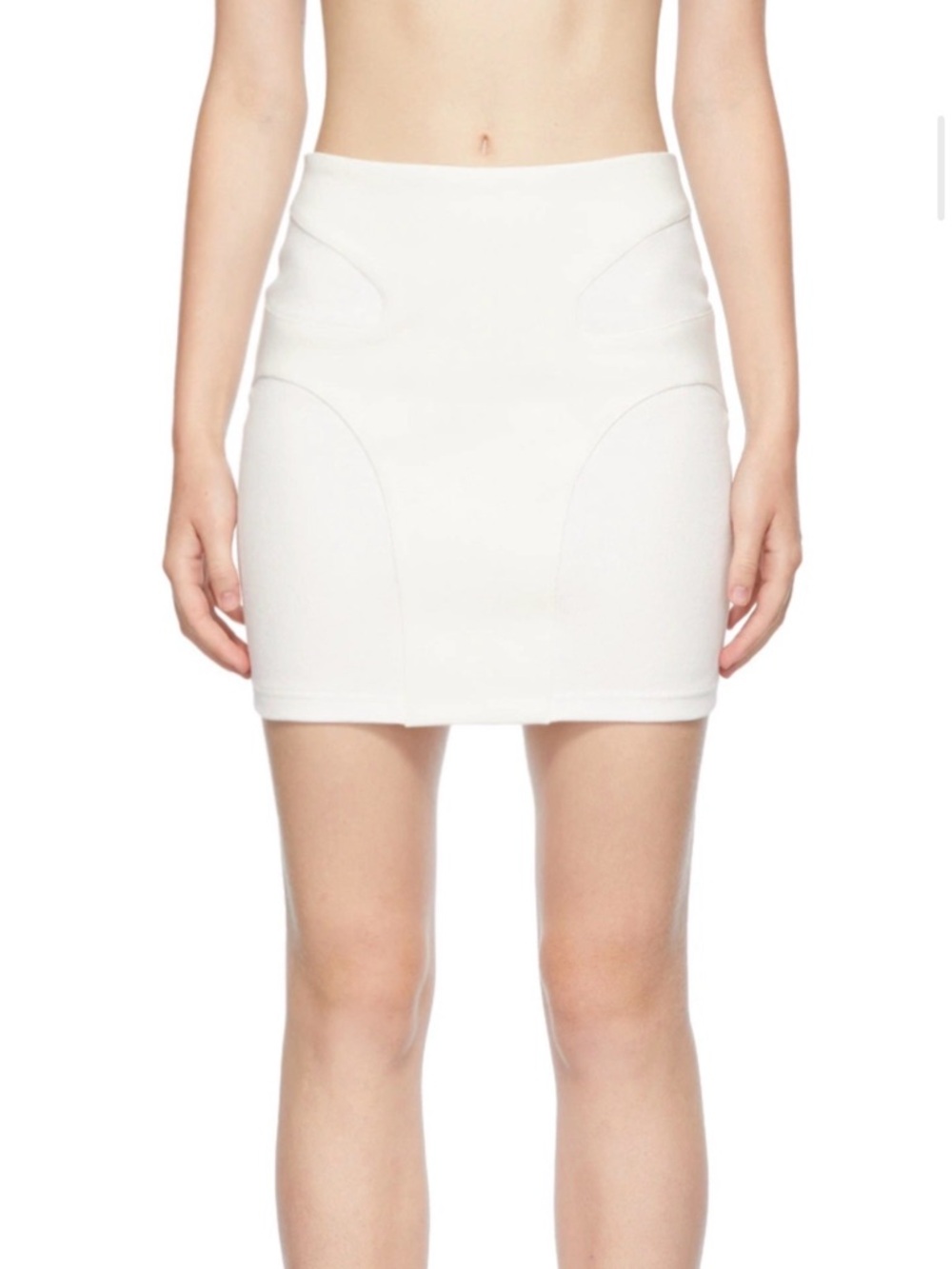 Dion Lee contour stitch mini skirt